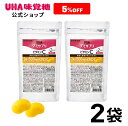 ＜お買い物マラソン全品5倍＆限定クーポン4/27(土)9:59まで＞まとめ買い UHA味覚糖 通販限定 グミサプリ ビタミンC 30日分（60粒） レモン味 2袋セット