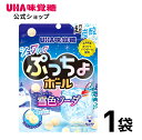 【楽天スーパーSALE 全品5倍＆クーポン配布中 3/11(月)1:59まで】UHA味覚糖 ぷっちょボール雪色ソーダ1袋