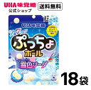 【楽天スーパーSALE 全品5倍＆クーポン配布中 3/11(月)1:59まで】UHA味覚糖 ぷっちょボール雪色ソーダ18袋