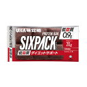 ＜お買い物マラソン期間ポイント10倍＆限定クーポン4/27(土)9:59まで＞UHA味覚糖 SIXPACK シックスパック プロテインバー チョコレート味 10袋セット 低脂質 3