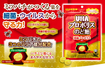 UHA味覚糖 プロポリスのど飴 6袋セット