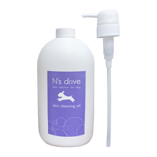 N's drive（エヌズドライブ）　スキンクリーニングオイル　1000ml　皮膚　被毛　親和性　分散性　ペット用　スキンケア