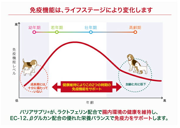 バリアサプリ　パピージュニア　500g 子犬　免疫サポート　ペット用サプリメント