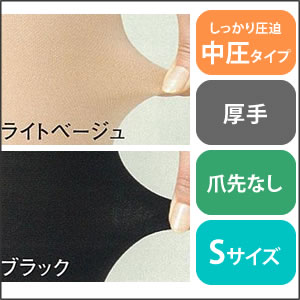 【ゆうパケット送料無料】【医療用 弾性ストッキング レックスフィット 厚手ハイソックス 爪先なし 中圧 Sサイズ】弾性ストッキング 医療用 医療用着圧ソックス 下肢静脈瘤 着圧ストッキング 頻尿 夜間頻尿y