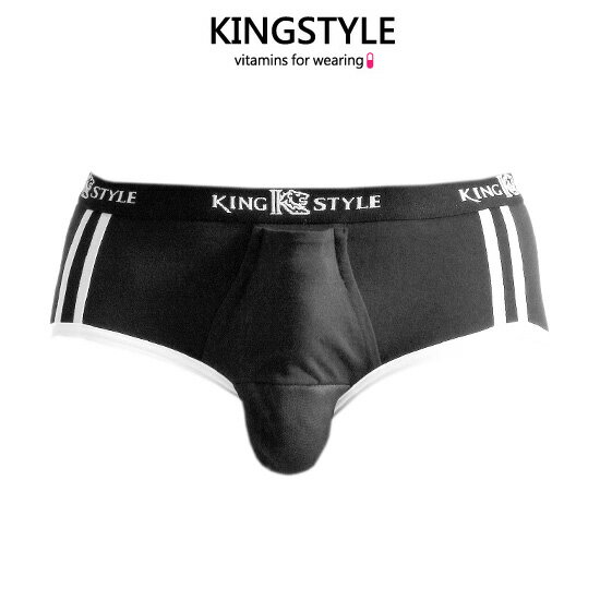 楽天ユーアイエス逸品館【King Style（キングスタイル）】網ポケット付 壮快パンツ：ブリーフ（上向き）FN-C3327 全2色（ブラック・ブルー）