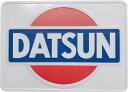 【日産公式ライセンス品 NISSAN オフィシャルグッズ】★DATSUN ティンサイン プレート (NIS-TS4500)★お部屋やガレージのインテリアに！旧車 凹凸 エンボス加工 メタルサイン ショップ 店舗 装飾 ガレージ