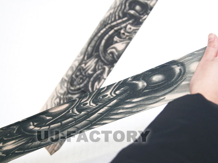 タトゥーアームカバー 2柄 4枚セット 伸縮素材 タトゥースリーブ 腕カバー 日焼け UV対策 おしゃれ (W188/W187)　定形外無料　TATOO 入れ墨 フェイク