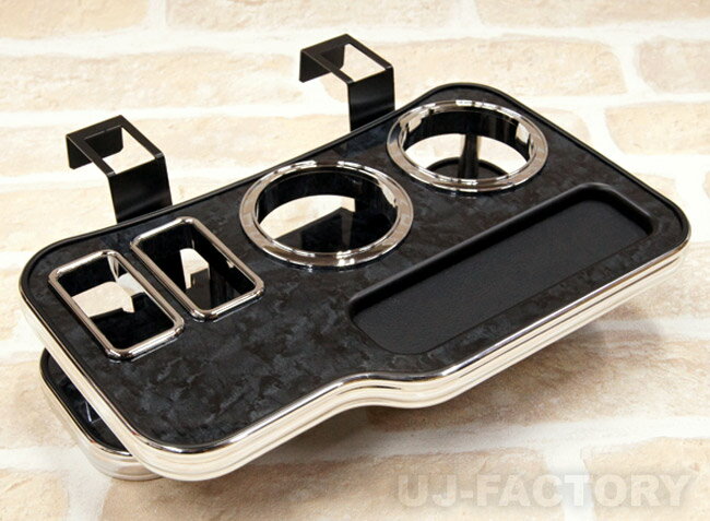 ★センターコンソールホルダー★　＜ブラックウッド＞ （艶あり）　NV350キャラバン専用　E26 （センター..