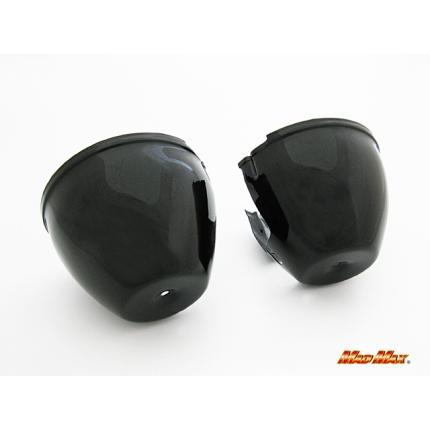 【送料無料】★マッドマックス★ KAWASAKI カワサキ Z1 / Z2 / Z750FX / Z1000MK2 ブラック メーターカバー (77-2024B) MADMAX MAD MAX　代引不可