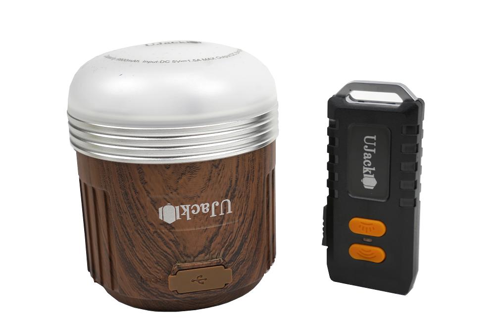 UJack(ユージャック) 充電式 LEDランタン ケース リモコン付 3WAY 560ルーメン 248時間 昼白色 暖色 8段モード切り替え IPX5防水 1m耐衝撃 木目柄通販格安セール情報 楽天 通販