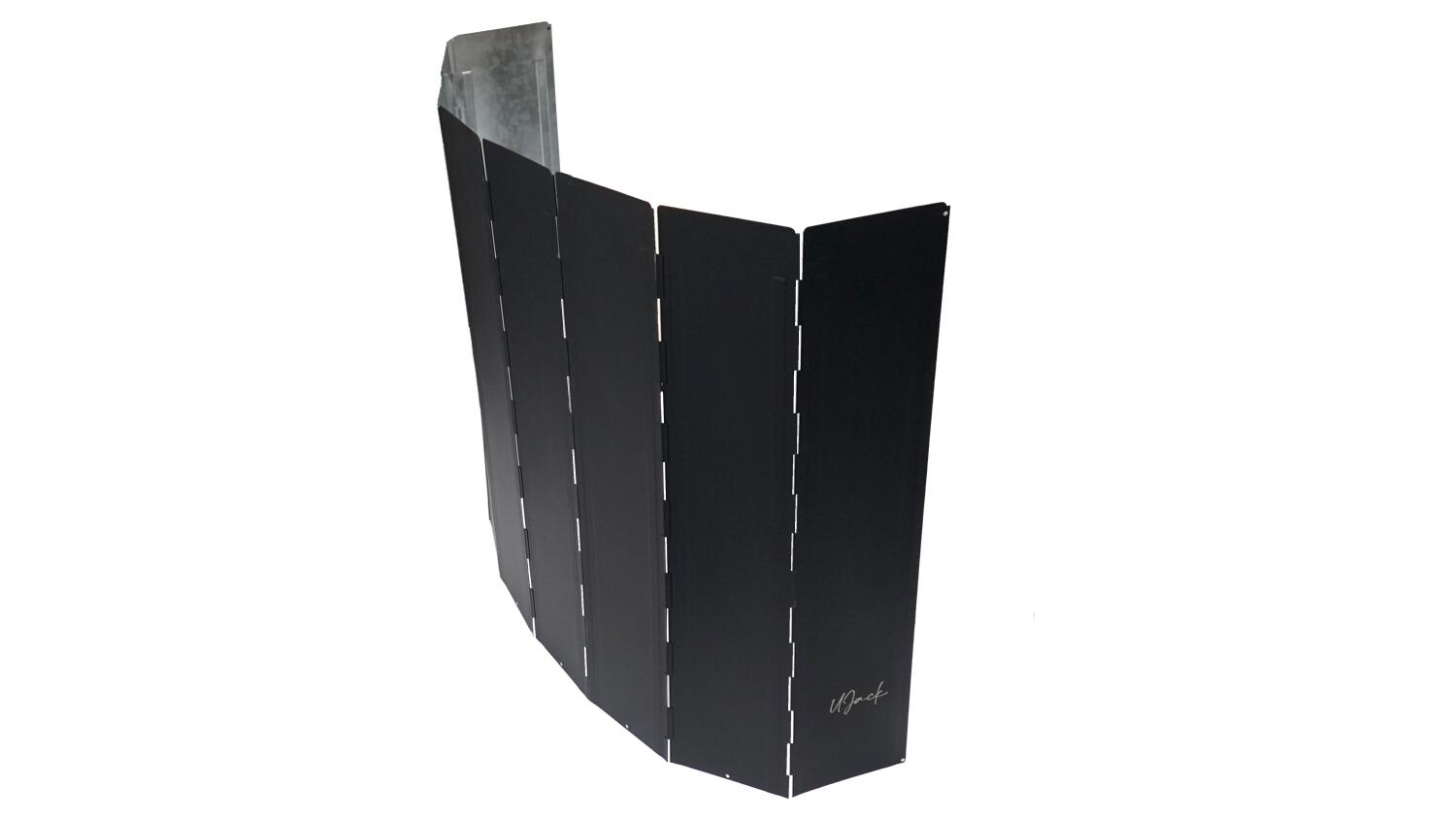 UJack(ユージャック) リフレクター デュアルフェイス 大型 風防 焚き火スクリーン 8枚連結 幅119cm 高さ70cm 輻射熱 遮熱板 ...