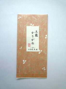 玉露かりがね100g 宇治玉露の甘みのあるかりがねです 高級茶のまろやかなお味をお手軽に 贈り物・ギフトにもどうぞ　老舗のおいしいお茶、緑茶(日本茶)です