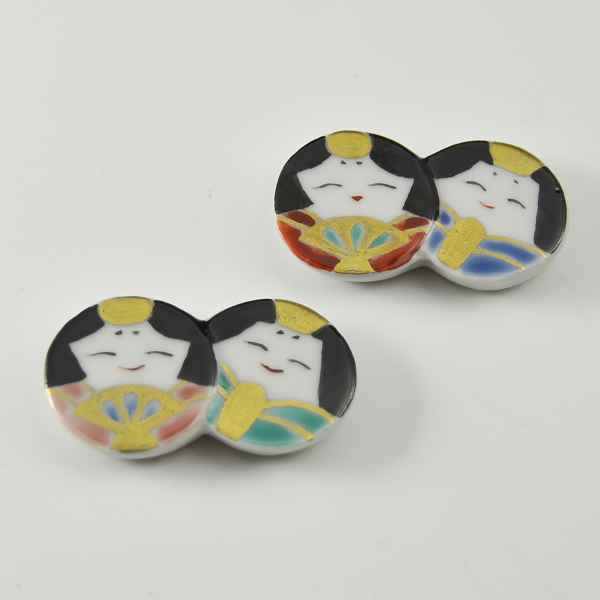 箸置 箸置き セット 京焼 清水焼 陶器製 日本製 器 ペア箸置 紙箱入り 雛まどか ひなまどか おしゃれ 高級 プレゼント 人気 和食器