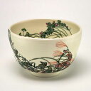 抹茶碗 抹茶茶碗 茶道具 京都 京焼 清水焼 磁器製 日本製 和食器 人気 酒井 抱一倣)夏秋草 茶道具 抹茶碗 1客 桐箱 おしゃれ 高級 プレゼント