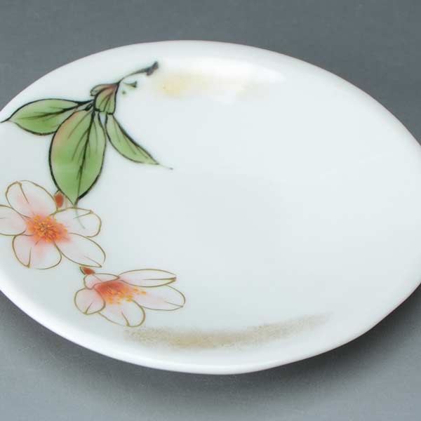 Sekisui - 皿 おしゃれ 京焼 清水焼 磁器製 日本製 器 三寸皿 四季の花（桜） しきのはな（さくら） おしゃれ 高級 プレゼント 人気 和食器