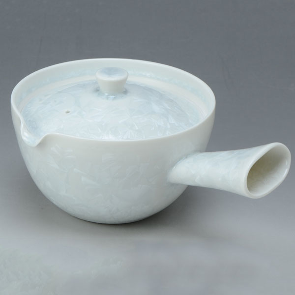 急須 おしゃれ 食器 和モダン 京焼 清水焼 磁器製 日本製 おしゃれ 高級 プレゼント 人気 食器 花結晶（白） はなけっしょう（しろ）