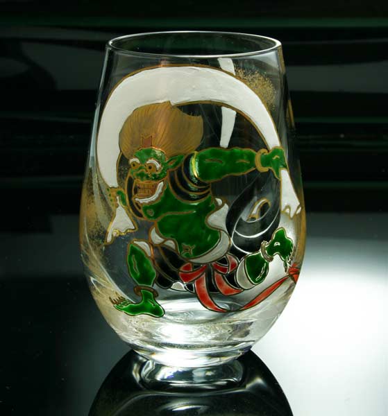 乐天商城 - 【 送料無料 】 京焼き絵付け タンブラー ギフト 風神