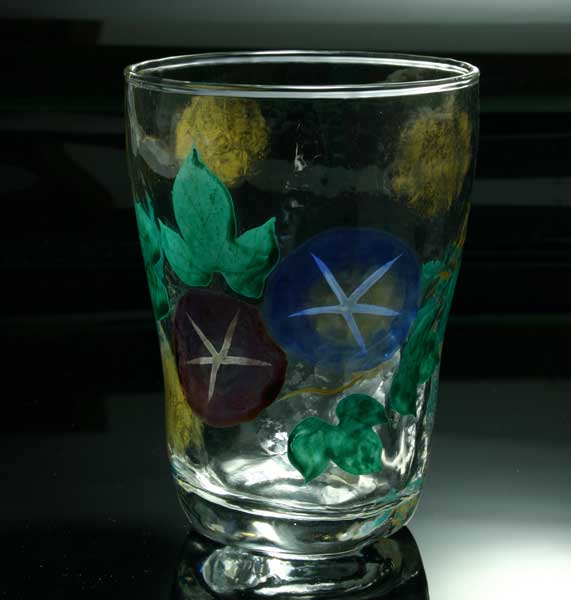 乐天商城 - 京焼き絵付け タンブラー ギフト 朝顔