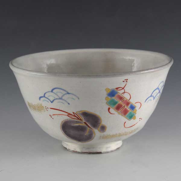 乐天商城 - ご飯茶碗 夫婦茶碗 飯碗 京焼 清水焼 陶器製 日本製 器 単品飯碗 ご飯茶碗 1客 紙箱入り 粉引宝紋(こびきたからもん) おしゃれ 高級 プレゼント 人気 和食器