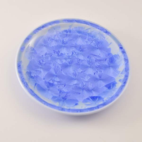 乐天商城 - 皿 おしゃれ 京焼 清水焼 磁器製 日本製 器 銘々皿 花結晶（青） はなけっしょう あお おしゃれ 高級 プレゼント 人気 和食器