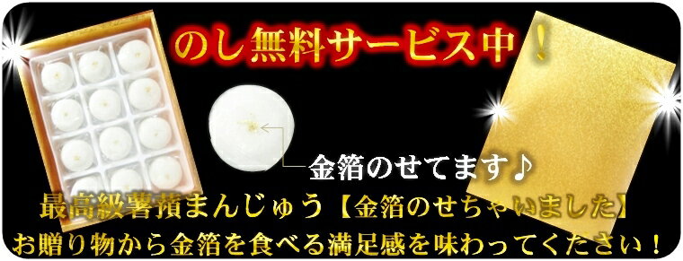 【送料無料！ポッキリ2000円！金箔のせちゃいました！】もっちもちオリジナル金箔上用まんじゅう12個入 ネット限定【熨斗無料】【smtb-t】【YDKG-t】【送料無料】【楽ギフ_メッセ入力】【楽ギフ_包装】【楽ギフ_のし宛書】