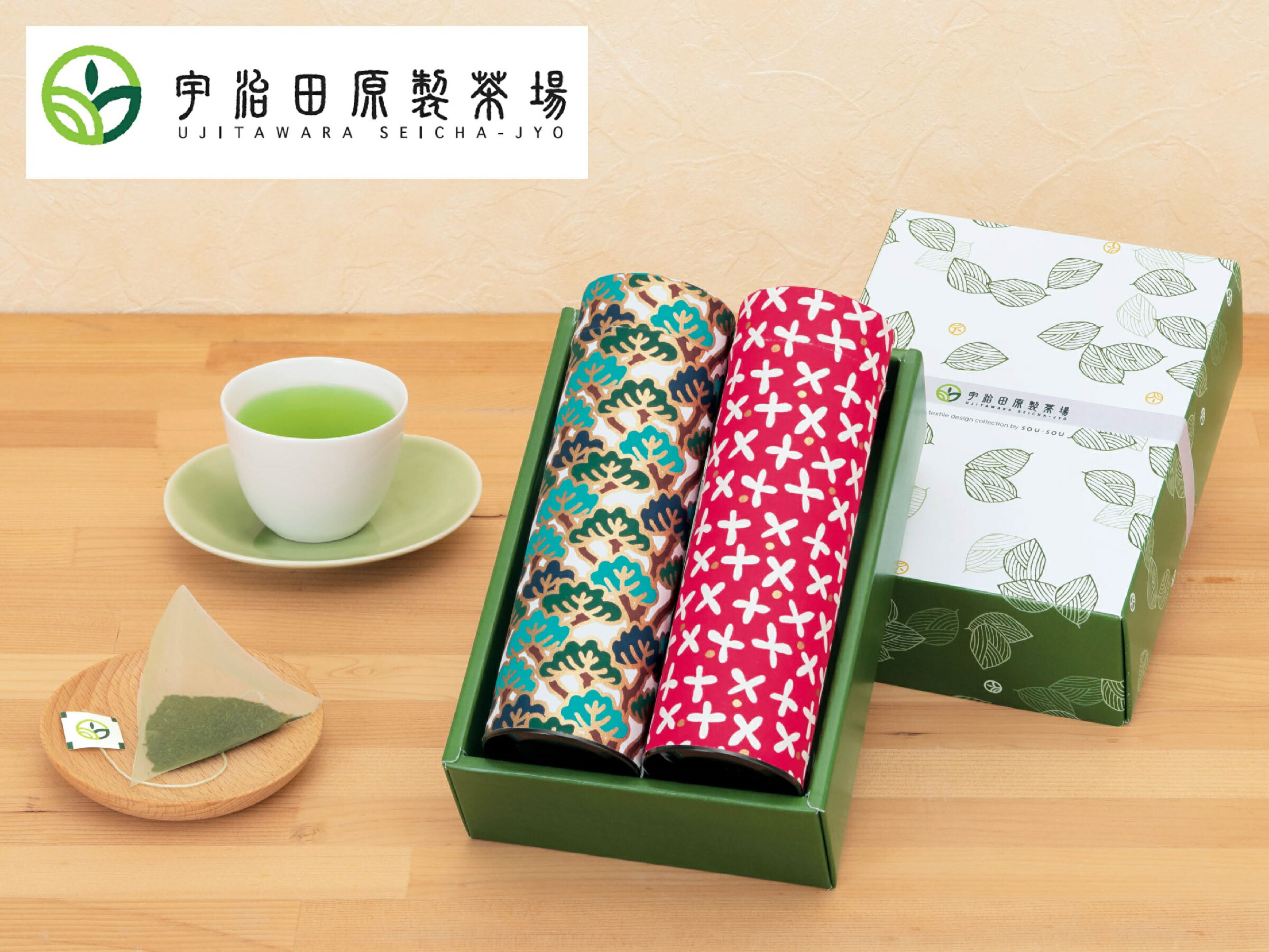 SOU・SOU 茶缶詰め合わせ 【ギフト 贈り物 プレゼント おしゃれ かわいい お茶パック ティーパック ティーバッグ お茶 日本茶 玄米茶 茶 結婚祝い 引き出物 プチギフト 手土産 お返し ギフト 贈答 進物 職場 茶葉 お中元 中元 】のサムネイル