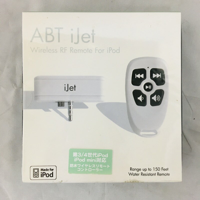 【新品】[ ABT ] iJet iPod用 防水ワイヤレス リモートコントローラー IJETABT01