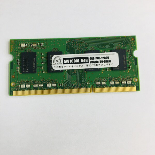����š�[ �᡼������������ ] 204pin / DDR3 / PC3L-12800S / 4GB /�Ρ����ѥ��� DDR3-1600