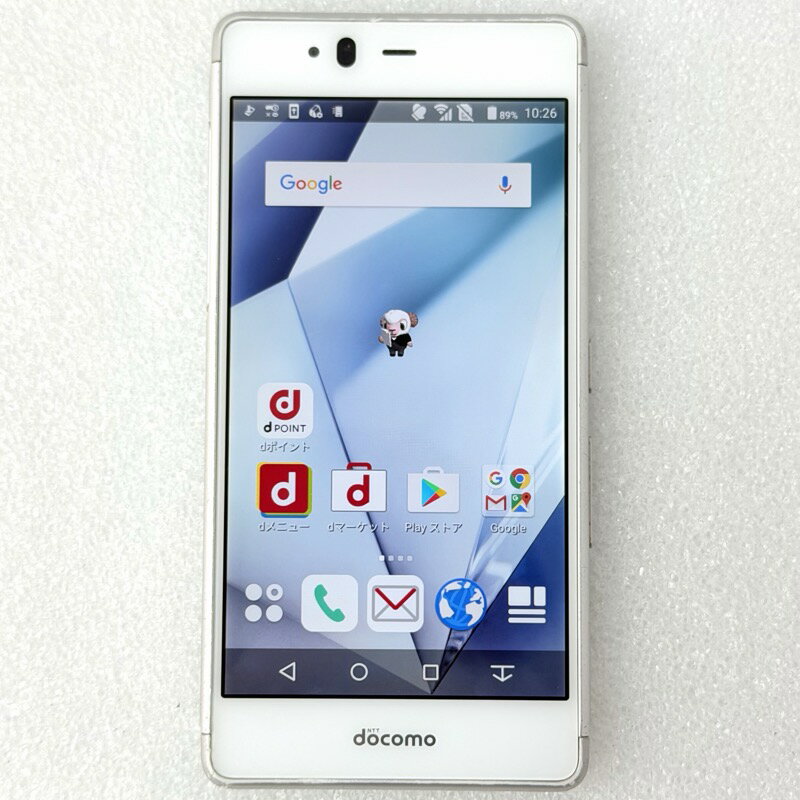 Rakuten - 【中古】 富士通 arrows SV F-03H ホワイト / docomo版 白ロム / SIMロック解除済み F-03H CPUSnapdragon 410 / メモリ2GB SSD16GB OSAndroid 6