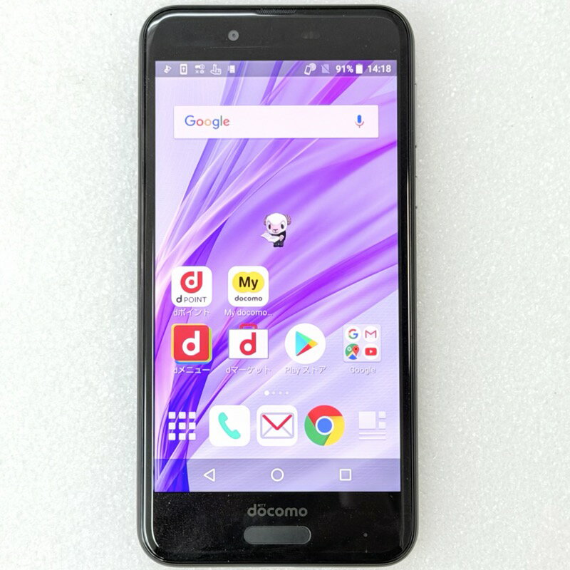 Rakuten - 【中古】 シャープ AQUOS sense SH-01K ベルベットブラック / docomo版 白ロム / SIMロック解除済み SH-01K CPUSnapdragon 430 / メモリ3GB SSD32GB OSAndroid 7