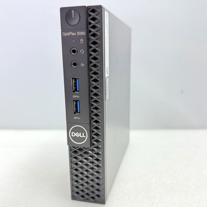 商品番号 935018CPU Core i3 8100T / 3.1GHzメモリ 8GBHDD500GBドライブ 光学ドライブ無しポート USB3.0 × 4USB2.0 × 2HDMI × 1DisplayPort × 1VGA(D-sub3列15pin) × 1ヘッドセット端子（マイク入力/ヘッドホン出力兼用）有線LAN × 1オーディオ出力端子 × 1OS Windows 11 Pro インストール済OSメディア 付属しません付属品 ACアダプタ × 1その他スペック Windows 11 Pro 搭載。備考 動作確認済みの中古品です。経年による汚れ・キズ等がございます。付属品はACアダプタのみとなります。インストール後のアップデートをおこなっておりませんので、購入後にアップデートをおこなっていただくことを推奨します保証期間 1ヶ月◎バッテリーの保証についてバッテリーの寿命は製造後2年から3年とされ消耗品です。U&JMac's ではバッテリーのみでの作動時間、及び充電の可否は保証対象外です。ただしバッテリー装着での起動不可は明記しています。バッテリートラブルでの交換及び返金はお断りする場合が有ります。御不明な点があればお問合せ下さい。 ◎商品画像はデータ量の制約から類似する共通の画像を使用している場合があります。ご了承下さい。[ 2026.8.29更新 ]良質中古Mac,中古PCならおまかせ！