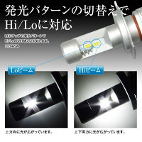 ヘッドライトフォグランプワンピース一体型LED3000ルーメン新型CREEチップLEDH4Hi/Lo3000Lm2000Lm12V24V全車種バイク対応IP65防水【レビュー記入で送料無料】【あす楽対応】