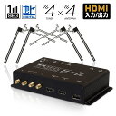 地デジチューナー フルセグチューナー 4x4 車載 車載用 HDMI 地デジ フルセグ ワンセグ 自動切替 フィルムアンテナ FT44H MAXWIN