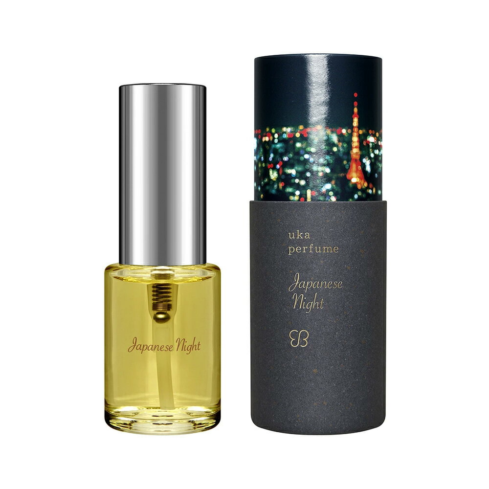 【uka公式】ウカ パフューム Japanese Night 香水 オーガニック ヴィーガン 自然由来 携帯 ミニ uka pe..