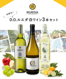 スペインの白ブドウの秘密兵器！銘醸地D.Oルエダのヴェルデホ種飲み比べ3本白ワインセット 送料無料 アルバリーリョ【rueda4】