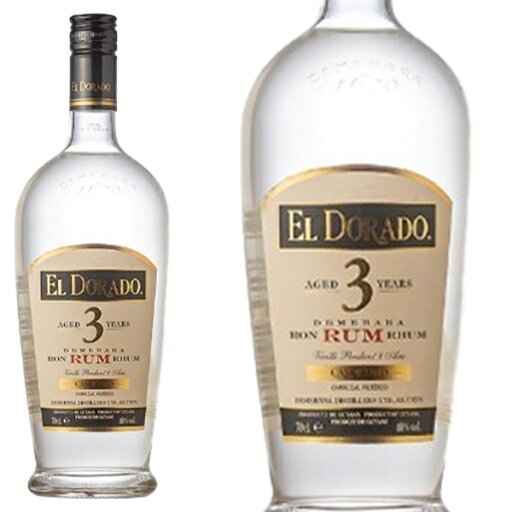 【正規品】エルドラード 3 年 ホワイトラム ガイアナ デメララ ラム 700ml 40% 【正規品】エルドラード 3 年 ホワイトラム ガイアナ デメララ ラム 700ml 40%