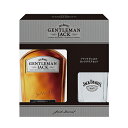 ジャックダニエル ジェントルマンジャック 40% 750ml 正規 箱入 スクエアロックグラスセット(バーボン テネシーウイスキー)