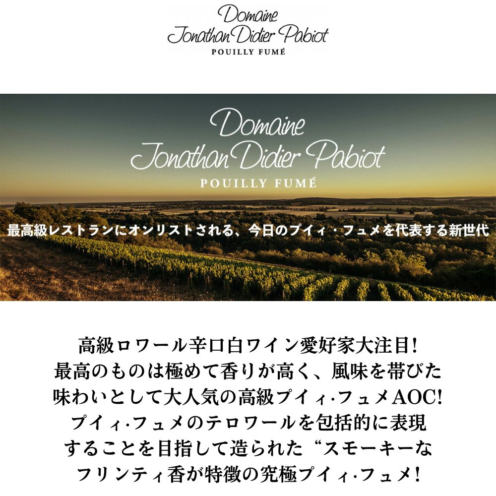 プイィ フュメ レオン (旧フロリレージュ) 2023 蔵出し限定品 ドメーヌ ジョナタン ディディエ パビオ元詰 手摘み 自然派 ビオディナミ ukigoods-10023025 愛あるしんちゃんショップ サンプル画像3