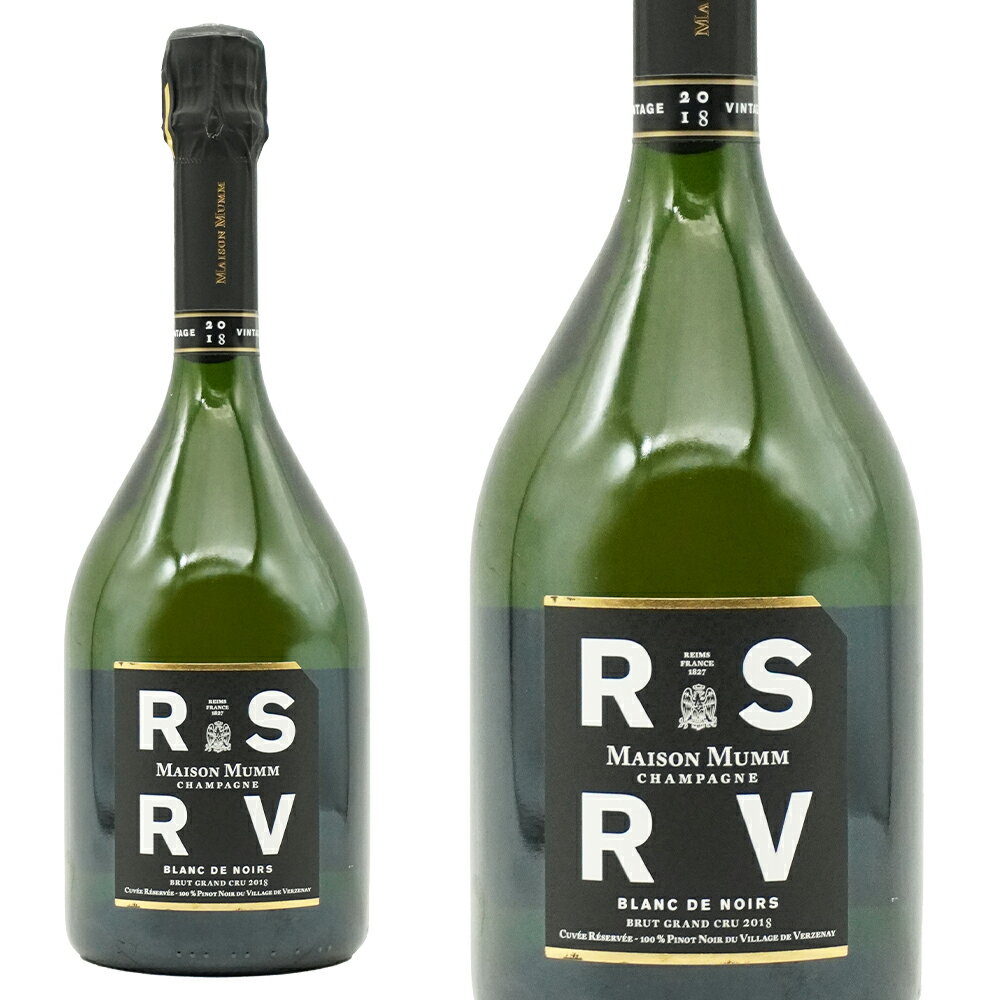 乐天商城 - 【正規品】メゾン マム シャンパーニュ RSRV ブラン ド ノワール 2018 AOCミレジメ シャンパーニュ 100％ピノ ノワール