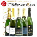 【送料無料】うきうき厳選!高級辛口シャンパーニュ究極飲み比べ豪華スペシャル5本セット