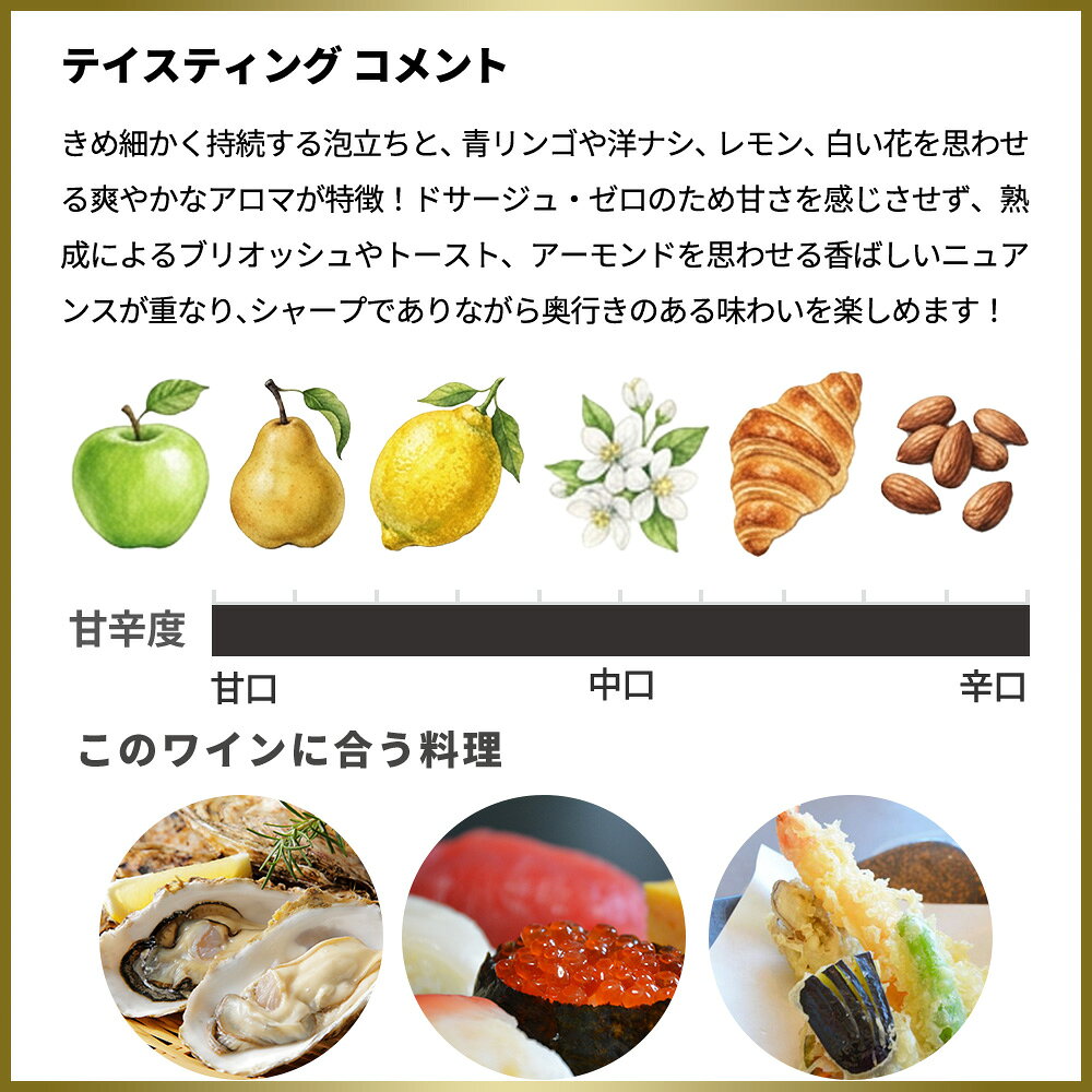 ジャズ ナトゥーレ レセルバ カバ(カステル サント アントーニ) ブリュット ナチュール レセルバ ギアペニン驚異の91点獲得 ドサージュ ゼロ 自然派 ukigoods-10012241 愛あるしんちゃんショップ サンプル画像3