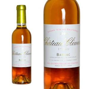 シャトー・クリマン 2000年 ハーフサイズ ソーテルヌ格付第1級 AOCバルザック （白ワイン・フランス / ボルドー） 家飲み
