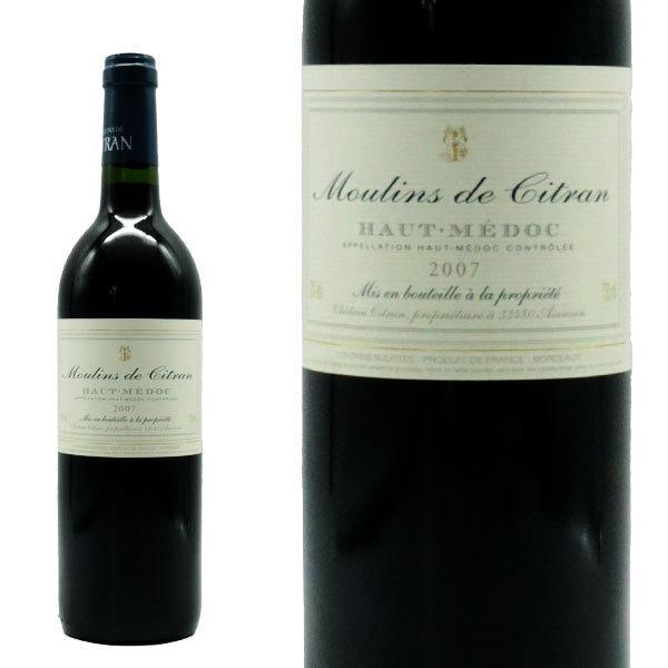 ムーラン ド シトラン 2007年 AOCオー メドック 750ml ボルドー 赤ワイン