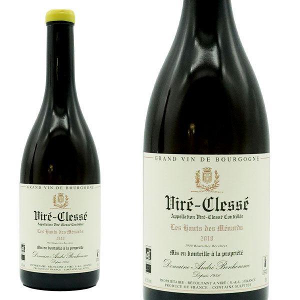 ヴィレ クレッセ レ オート デ メナード 2018 蔵出し品 ドメーヌ アンドレ ボノム元詰 ロウ封印キャップ AOCヴィレ クレッセ 自然派ビオ(AB認定)＆ユーロリーフ