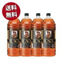 【送料無料 4本セット】ブラックニッカ クリア 4000ml×4本 ケース [4本入り] ブレンデッド ウイスキー ニッカウイスキー 正規品 4000ml 37％ 4L 大容量