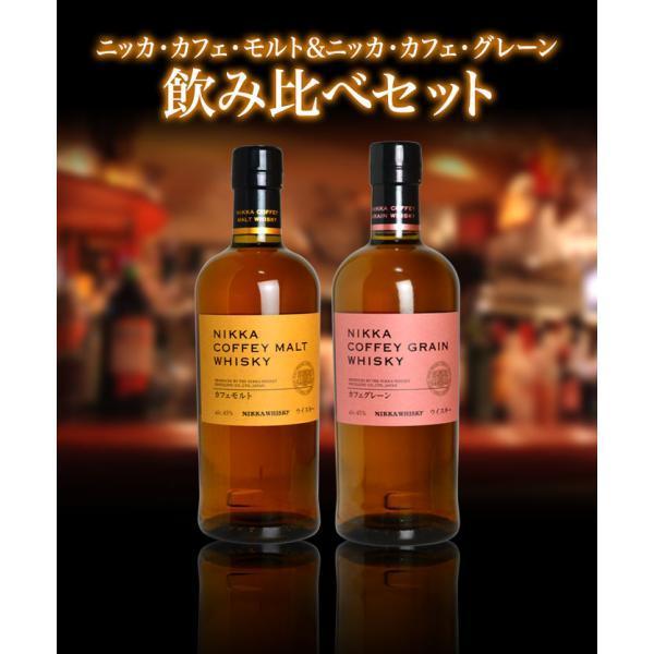 【あす楽】【送料無料】【飲み比べセット】ニッカ カフェ モルト＆ニッカ カフェ グレーン 飲み比べセット