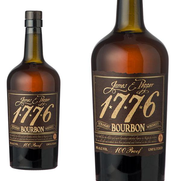 【正規品】ジェームス E ペッパー 1776 ストレート バーボン ウイスキー 100PROOF 750ml 50％