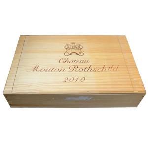 【代金引換不可】【他の商品との同梱不可】5大シャトー 6本平箱 木箱