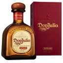 &nbsp; ■ワイン名 【正規品・箱入】ドン　フリオ　レポサド　テキーラ　750ml　38％ ■英語表記 DON JULIO REPOSADO TEQUILA 750ml 38% ■商品番号 9908000015721 ■ワインについて 徹底されたプレミアムな造り！！テキーラ界でプレミアムな製法を取り入れたパイオニア！！ドンフリオ！！テキーラ界の伝説の男、本物のテキレーロ(テキーラ職人)と呼ばれるフリオ・ゴンザレスが、1942年に17歳という若さで創業したメキシコ・ハリスコ州ロスアルトス地方にあるドンフリオ蒸留所！！テキーラの原料であるアガベは、ハリスコ州ロス・アルトス地区の農園で育ったブルーアガベを100％使用！！アルトス地区は甘味と風味を最大限に発揮させる気候と土壌を持ち合わせた地域として知られています！！さらにドン・フリオはアガベの栽培から熟成に至るまで全て手作業で行いこだわり抜いたテキーラ造りを行っています！！70年以上の歴史を持ちよりこだわり抜いたテキーラ造りを追求し、他のテキーラで感じられる苦みを取り除き、口当たりの良いまろやかなテキーラを生み出し世界的なセレブにも愛飲されているスーパープレミアムテキーラ！！ドンフリオより通常2ヶ月でレポサドになるが、小さいバーボン樽で8ヶ月も熟成させているこだわりレポサド！！味は、なめらかな口当たりでコクがあるがさっぱりとした味わい！！かすかに感じる樽香が心地よい余韻を感じさせてくれます！！ぜひご賞味ください！！ ■ワインのタイプ テキーラ ■生産者 ドンフリオ ■生産地 メキシコ/ロスアルトス「伝説の男」「本物のテキレーロ（テキーラ職人）」と呼ばれるドン・フリオ・ゴンザレス・エストラーダ氏が生んだブランド「ドン・フリオ」。60年以上の歴史を持ち、メキシコにおけるスーパープレミアムテキーラのナンバー1ブランドとして確固たる地位を築いています。 他のテキーラに見られる典型的な「苦味」を取り除き、口当たりの良い「まろやかな」スタイルのテキーラを生み出したということで人気を集めています。 「ドン・フリオ」ブランド特有の格別なまろやかさを持ちながら、フレッシュなシトラス香の爽やかな味わいと、上質なブルーアガベ本来の味わいを愉しめるテキーラ。 世界的に権威ある業界紙「ドリンクスインターナショナル2018」で輝かしい評価を獲得しています。 伝説の男が上質なまろやかさを追求しこだわってつくり出した、メキシコのプレミアムテキーラ界のリーダー的存在である「ドン・フリオ」。その基礎となるテキーラ。「ドン・フリオ」ブランド特有の格別なまろやかさを持ちながら、フレッシュなシトラス香の爽やかな味わいと、上質なブルーアガベ本来の味わいを愉しめるテキーラ。プレミアムにふさわしいウッドキャップ。 ドン フリオ レポサド テキーラ ■内容量：750ml ■アルコール度数：38％ ■熟成：8ヶ月も 70年以上の歴史を持ちよりこだわり抜いたテキーラ造りを追求し、他のテキーラで感じられる苦みを取り除き、口当たりの良いまろやかなテキーラを生み出し世界的なセレブにも愛飲されているスーパープレミアムテキーラ！ テキーラ界の伝説の男、本物のテキレーロ(テキーラ職人)と呼ばれるフリオ・ゴンザレスが、1942年に17歳という若さで創業したメキシコ・ハリスコ州ロスアルトス地方にあるドンフリオ蒸留所！！ ドンフリオより通常2ヶ月でレポサドになるが、小さいバーボン樽で8ヶ月も熟成させているこだわりレポサド！ なめらかな口当たりでコクがあるがさっぱりとした味わい！！かすかに感じる樽香が心地よい余韻を感じさせてくれます！！ぜひご賞味ください！！