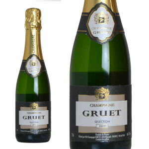 OG Vp[j ZNV ubg (R[g f o[̃rNXC̖) AOCVp[j n[t{g K㗝XAiGRUET Champagne selection Brut (Buxeuil) AOC Champagne (Half)yeu_ffz